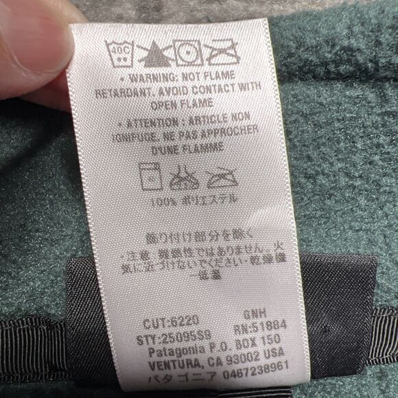 Patagonia Synchilla Jacket Men's XL Green Full Zip Fleece Nat Geo Gorpcore - Picture 5 of 9